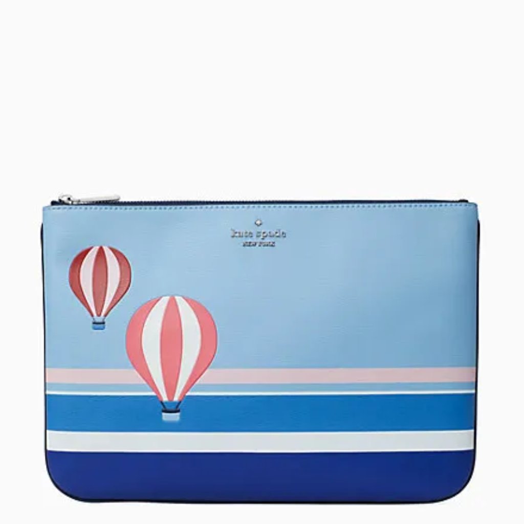 Kate Spade Up Up & Away Hot Air Balloon Pouch